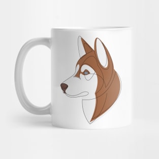 Siberian Husky - Brown Mug